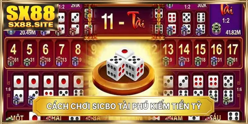 Cách chơi Sicbo Tài Phú