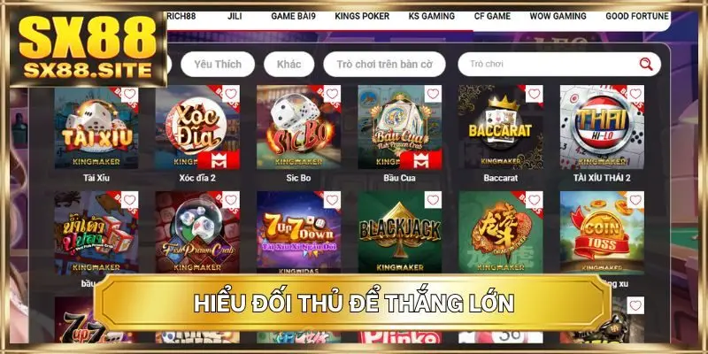 Hiểu đối thủ để thắng lớn